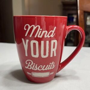 Paula Dean “Mind Your Biscuits” mug. 16oz